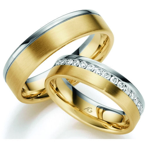 Gerstner Eheringe/Trauringe Bicolor 4/28623/5.5-28623/6