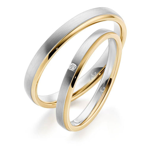 Gerstner Eheringe Bicolor 4/28771/2.5-28771/3