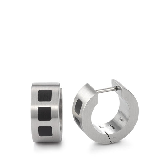 Produktbild: TeNo Creolen mit Keramik Design 3 Quadrate 034.1000.D5