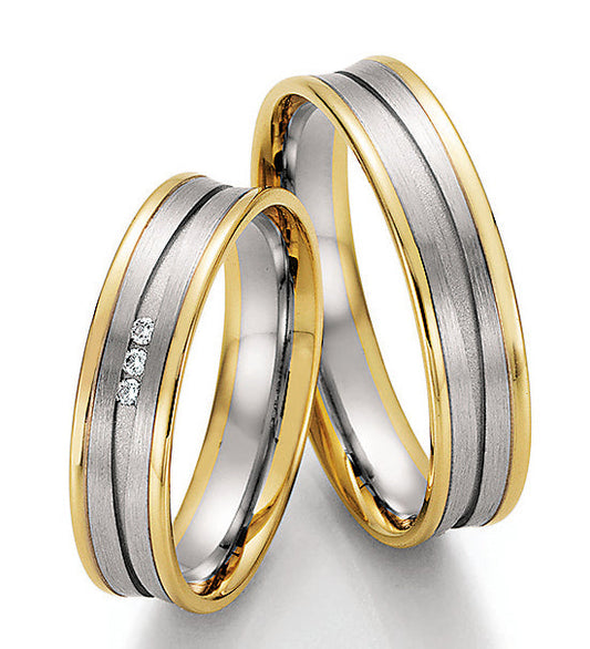 Nowotny Collection Ruesch Eheringe Honeymoon Pure Bicolor 66/32170-50-66/32180-50