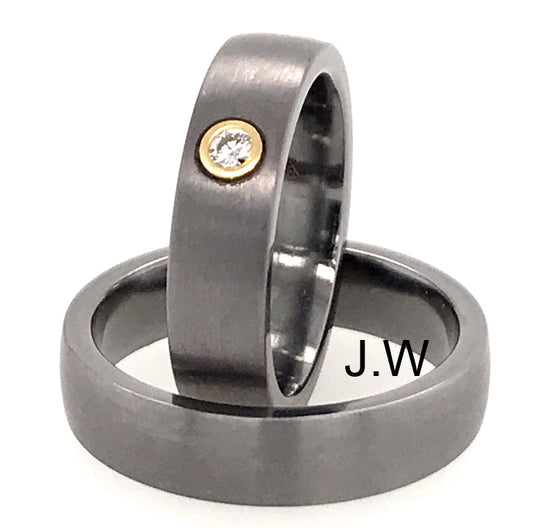 Tantalum Magic Tantal/Gelbgold Trauringe 31070-30070