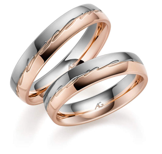 Gerstner Eheringe/Trauringe Bicolor 31141/5