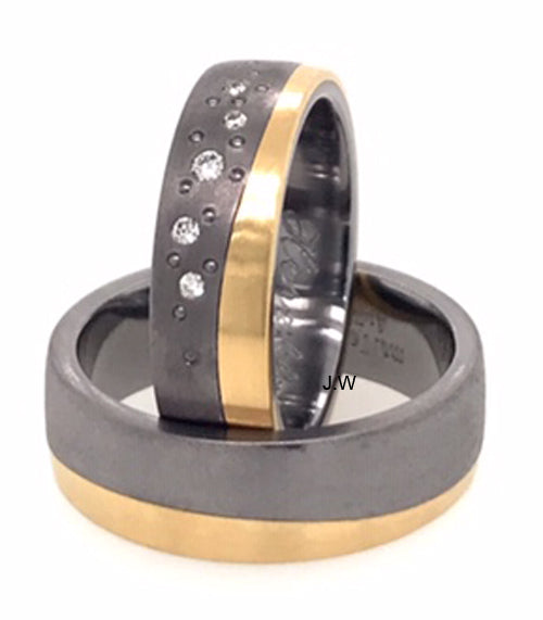 Tantalum Magic Tantal/Gelbgold Trauringe 31201-301201