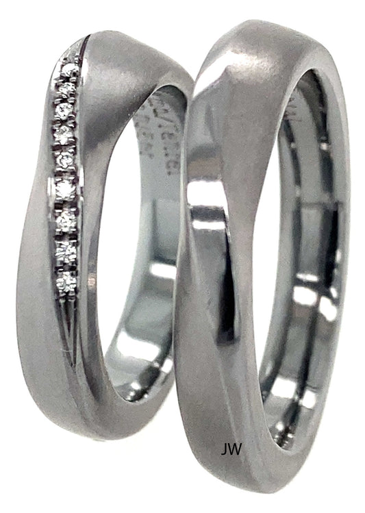 Tantalum Magic Trauringe Tantal/Silber 31250-30250