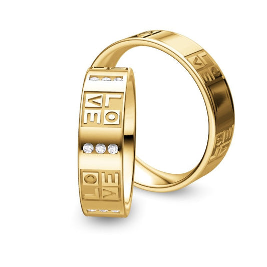 Nowotny Collection Ruesch Eheringe Hearts Love Infinity 66/38090-060-66/38100-060