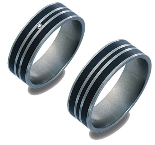 Produktbild: TitanFactory Eheringe 51393-51393B