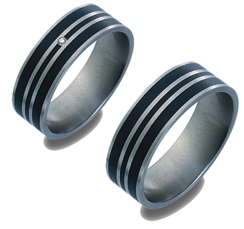 Produktbild: TitanFactory Eheringe 51393-51393B