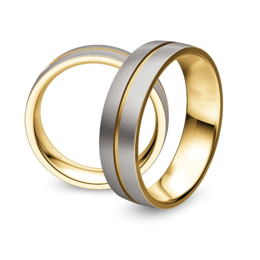 Nowotny Collection Ruesch Eheringe/Trauringe Bicolor 02/40110/060-02/40120/60