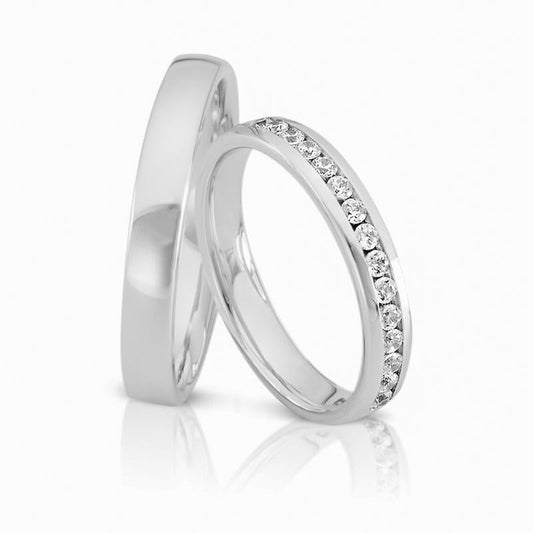 Herzog Trauringe/Eheringe Weißgold 4097