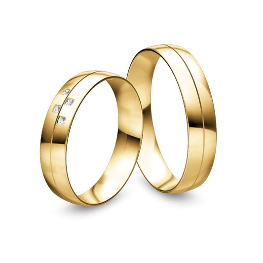 Nowotny Collection Ruesch Eheringe Honeymoon Pure V 66/43010/045-66/43020/045