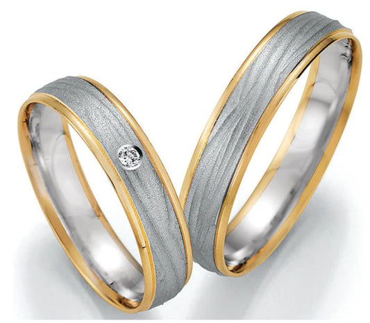 Nowotny Collection Ruesch Eheringe Honeymoon Pure Bicolor 66/43030-66/43040