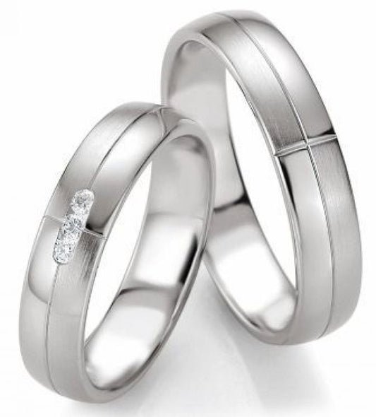 Breuning Trauringe/Eheringe Palladium 48/02623-48/02624