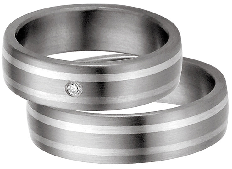 Rauschmayer Eheringe/Trauringe Titan Plus Bicolor 11-50532/10-50532