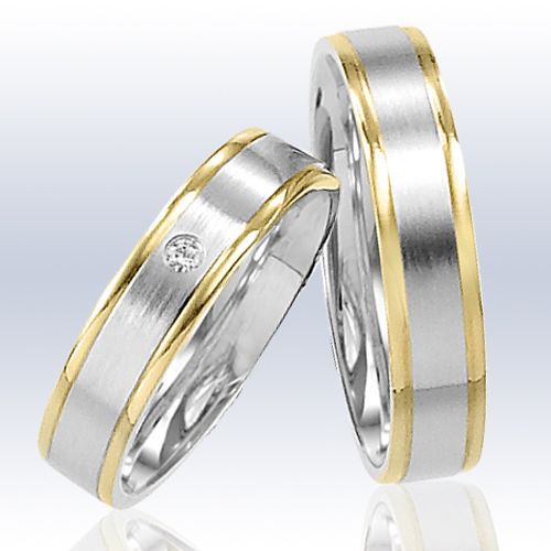 Rauschmayer Eheringe/Trauringe Elements AK 6 Bicolor 11-50415/10-50415