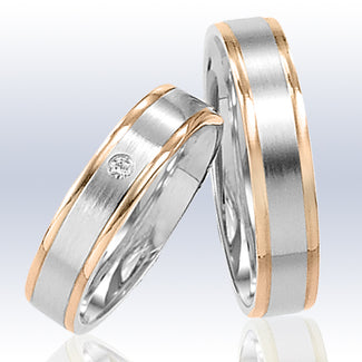 Rauschmayer Eheringe/Trauringe Elements AK 6 Bicolor 11-50415/10-50415