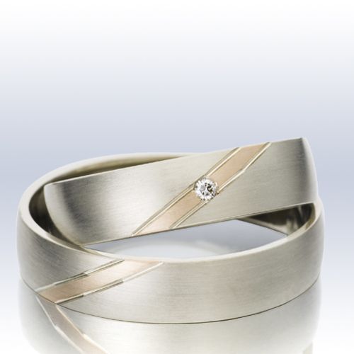 Rauschmayer Eheringe/Trauringe Elements - KL 5 Bicolor (Elements Gold) 11-50431/10-50431