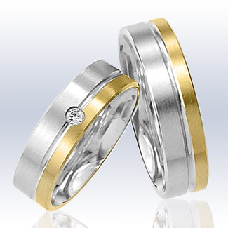 Rauschmayer Eheringe/Trauringe Elements AK 7 Bicolor 11-50466/10-50466