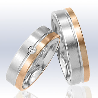 Rauschmayer Eheringe/Trauringe Elements AK 7 Bicolor 11-50466/10-50466