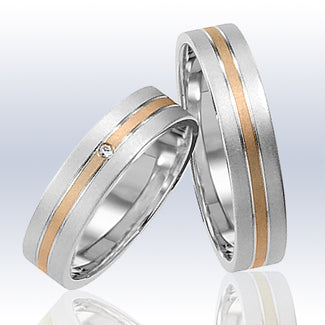 Rauschmayer Eheringe/Trauringe Elements AK 6 Bicolor 11-50485/10-50485