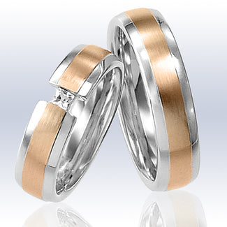 Rauschmayer Eheringe/Trauringe Elements AK 8 Bicolor 11-50486/10-50486