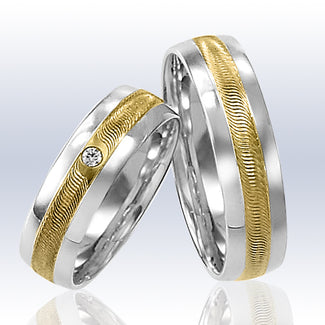 Rauschmayer Eheringe/Trauringe Elements AK 6 Bicolor 11-50519/10-50519