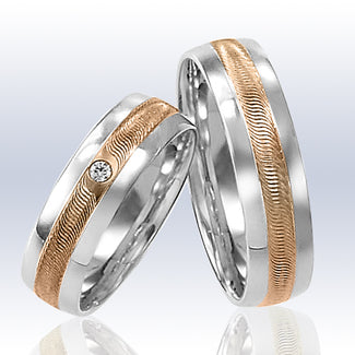 Rauschmayer Eheringe/Trauringe Elements AK 6 Bicolor 11-50519/10-50519