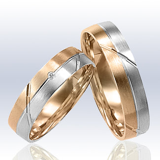 Rauschmayer Eheringe/Trauringe Elements AK 5 Bicolor 11-50588/10-50588