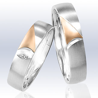 Rauschmayer Eheringe/Trauringe Elements AK 8 Bicolor 11-50607/10-50607