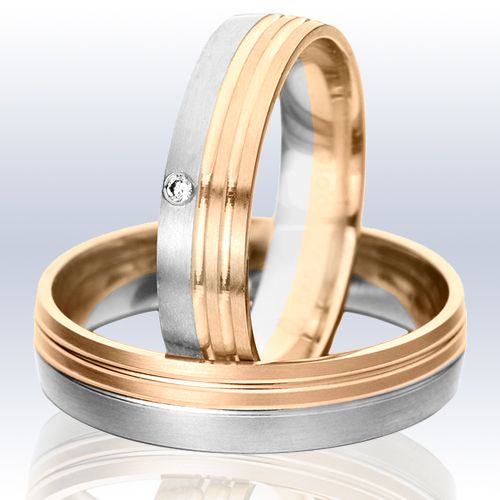 Rauschmayer Eheringe/Trauringe Elements - KL 5 Bicolor (Elements Gold) 11-50611/10-50611