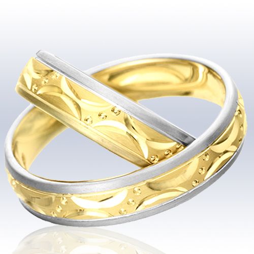 Rauschmayer Eheringe/Trauringe Elements Kollektion Bicolor (Elements Gold) 11-50658/10-50658