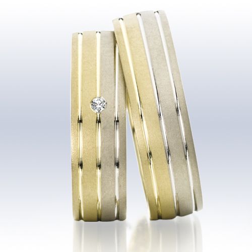 Rauschmayer Eheringe/Trauringe Elements Kollektion Bicolor (Elements Gold) 11-50660/10-50660