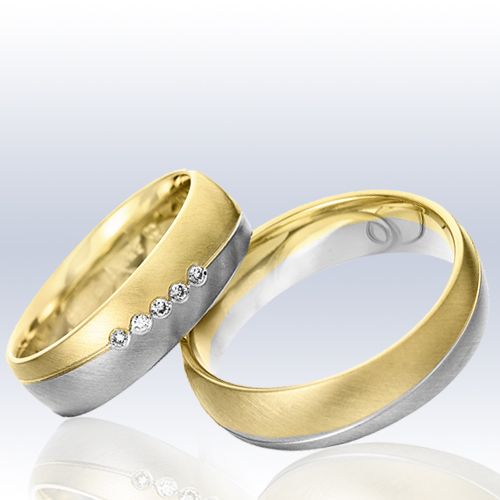 Rauschmayer Eheringe/Trauringe Elements Kollektion Bicolor (Elements Gold) 11-50662/10-50662