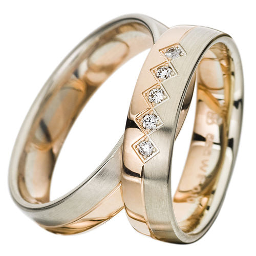 Rauschmayer Eheringe/Trauringe Elements - KL 5 Bicolor (Elements Gold) 11-50667/10-50667