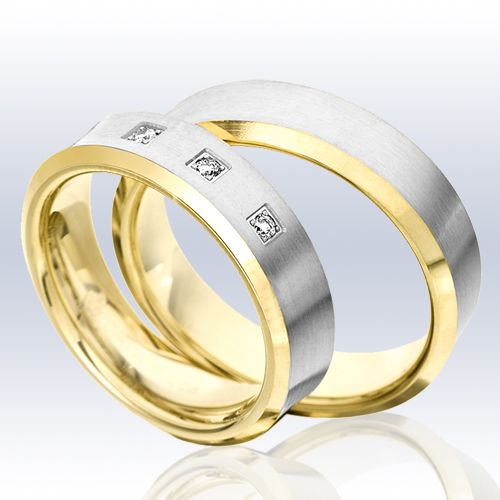 Rauschmayer Eheringe/Trauringe Elements Kollektion Bicolor (Elements Gold) 11-50669/10-50669