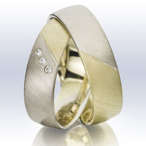 Rauschmayer Eheringe/Trauringe Elements - KL 6 Bicolor (Elements Gold) 11-50686/10-50686
