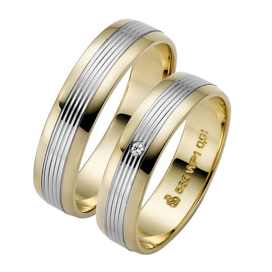 Rauschmayer Trauringe/Eheringe Bicolor 1150831-1050831