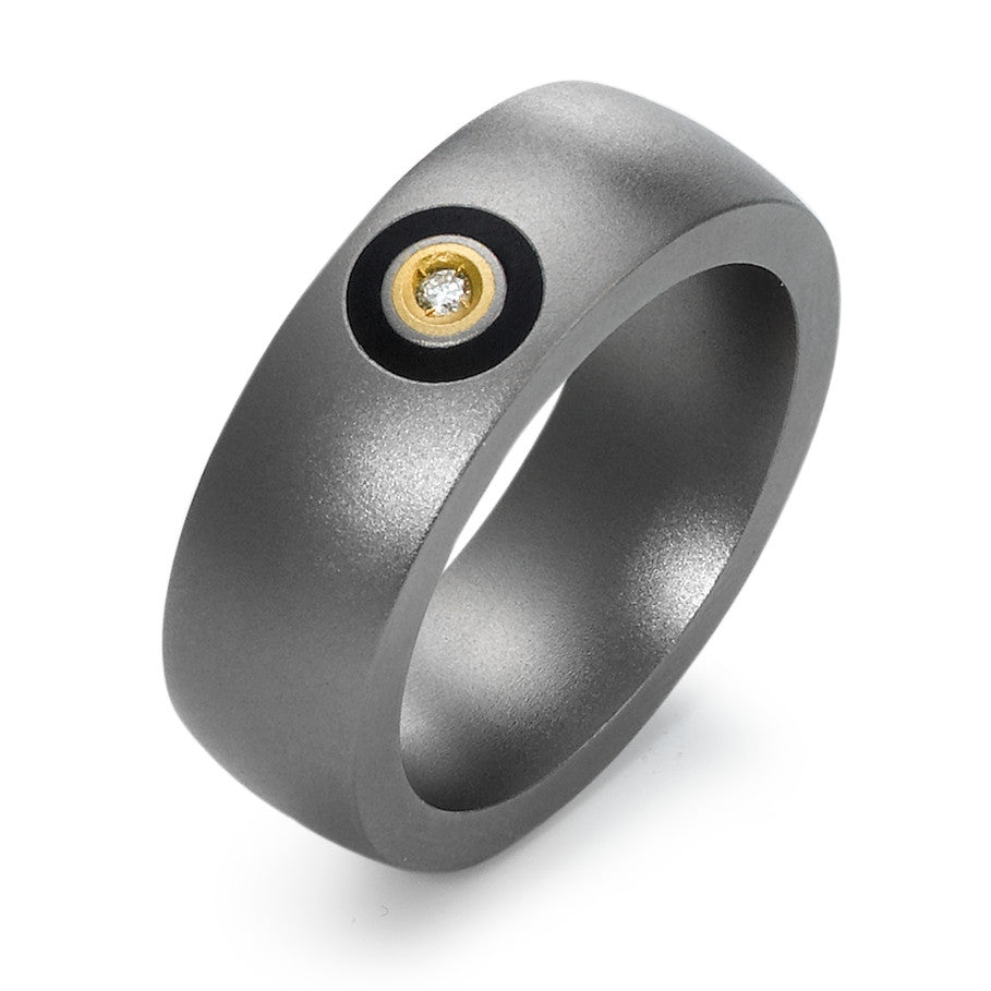 Produktbild: TitanFactory Verlobungs- Vorsteck- Solitärring Bicolor 50863/002/572/7201