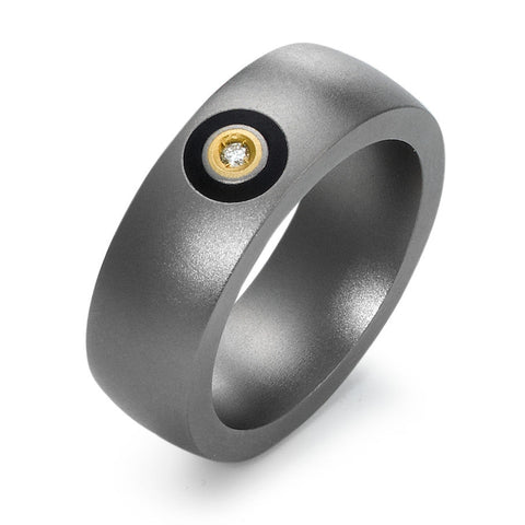 Produktbild: TitanFactory Verlobungs- Vorsteck- Solitärring Bicolor 50863/002/572/7201