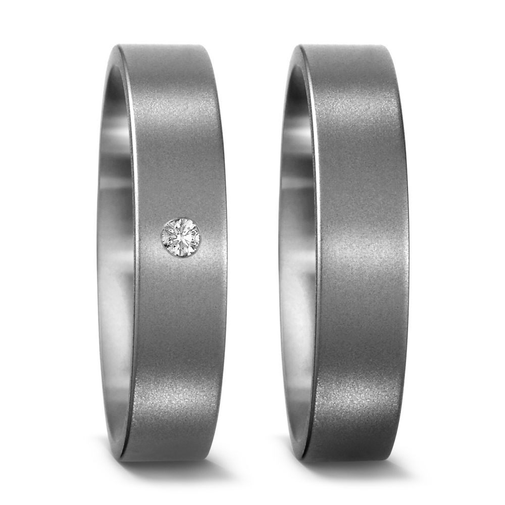 Produktbild: TitanFactory Titan Trauringe/Eheringe 50887/001/003/2000-50887/001/000/2000