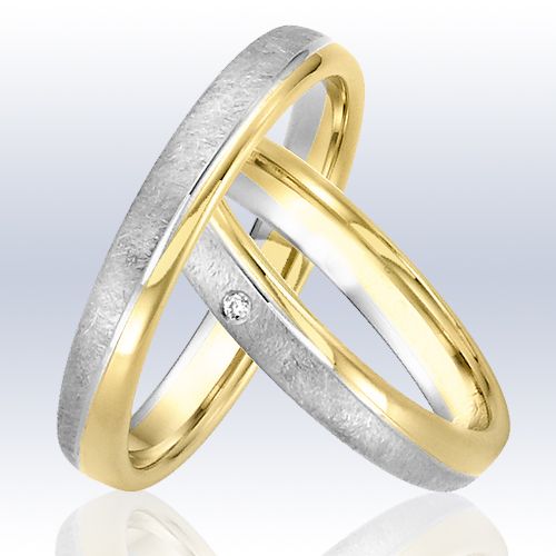 Rauschmayer Eheringe Elements - Cool & Hot Bicolor 11-50914/10-50914