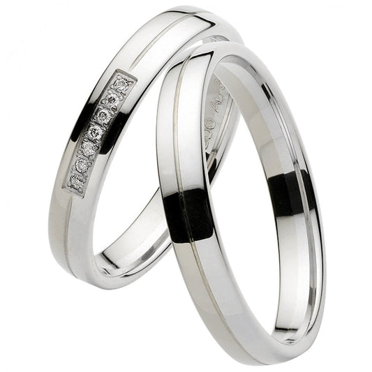 Rauschmayer Eheringe/Trauringe Elements - Cool & Bright Bicolor 11-50981/10-50981