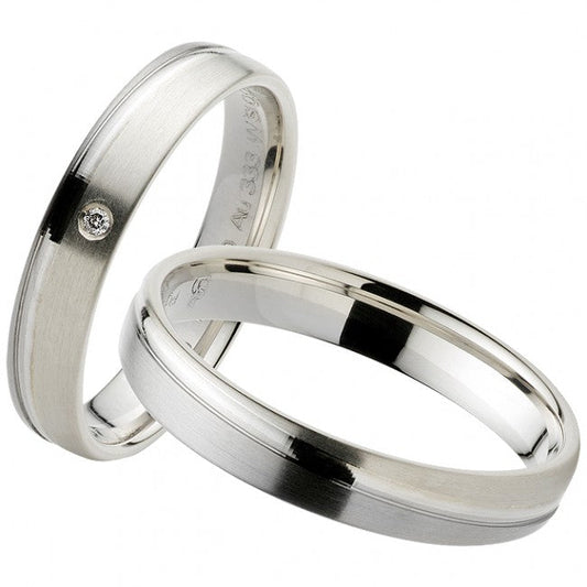 Rauschmayer Eheringe/Trauringe Elements - Cool & Bright Bicolor 11-50983/10-50983