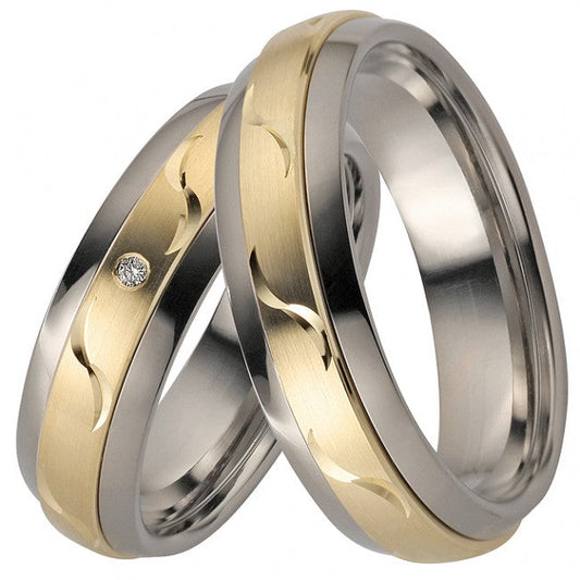Rauschmayer Eheringe/Trauringe Together Bicolor 11-51000/10-51000