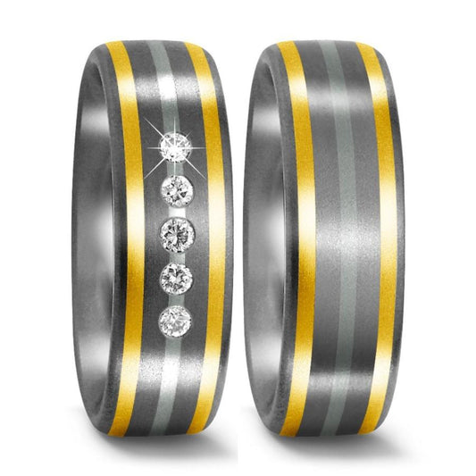 Produktbild: TitanFactory Eheringe/Trauringe Bicolor 51003/001/005/P732-50996/001/000/P732