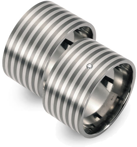 Produktbild: TitanFactory Trauringe/Eheringe   51005WT-51005B