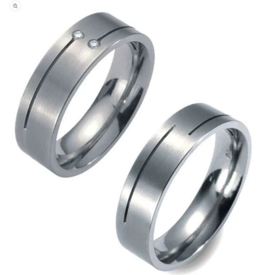 Produktbild: TitanFactory Titan Eheringe 51053-51053/B