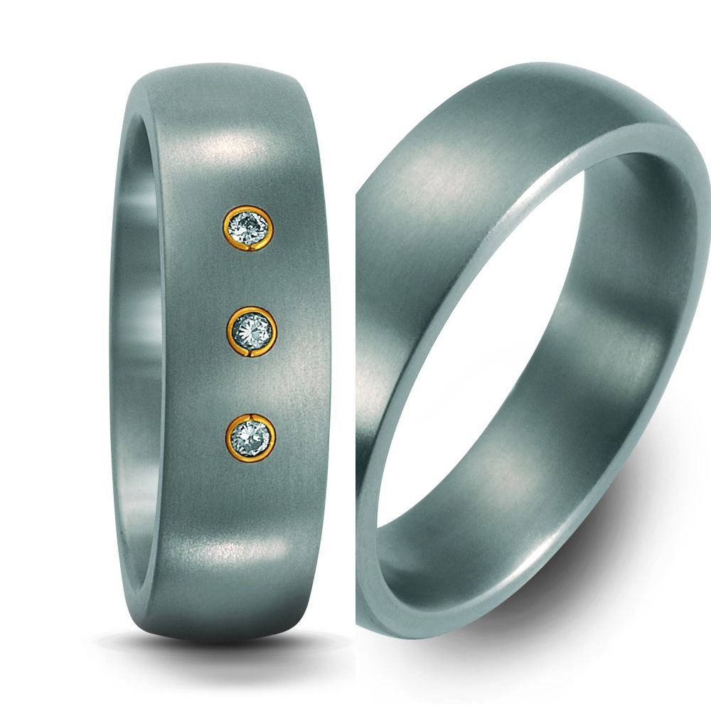 Produktbild: TitanFactory Titan Trauringe/Eheringe 51080/002/145/7201-51079/002/000/2000