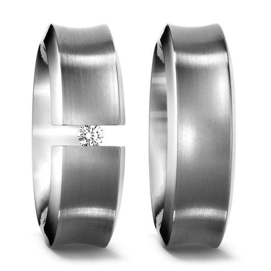 Produktbild: TitanFactory Titan Trauringe/Eheringe 51102/001/006/2000-51103/001/000/2000