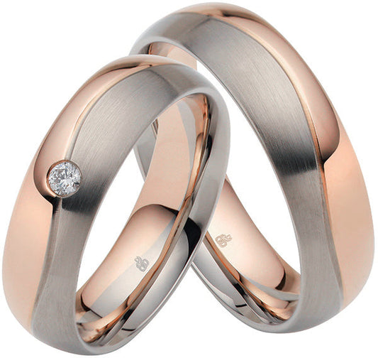 Rauschmayer Eheringe/Trauringe Manufaktur - Premium Bicolor (Manufaktur Line) 11-51110/10-51110