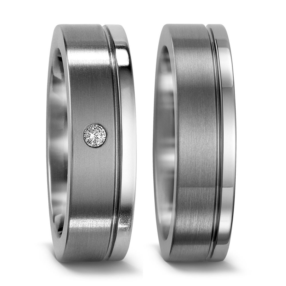 Produktbild: TitanFactory Titan Trauringe/Eheringe 51162/001/003/2000-51162/001/000/2000
